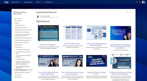 JBI Manual for Evidence Synthesis